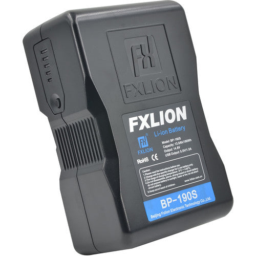 FXLion Cool Black Series BP-190S 190Wh 14.8V Battery (V-Mount)