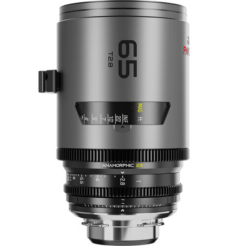 DZOFILM Pavo 2x anamorphic Prime Macro 65mm T2.8 Blue Coating- PL&EF mount (feet)