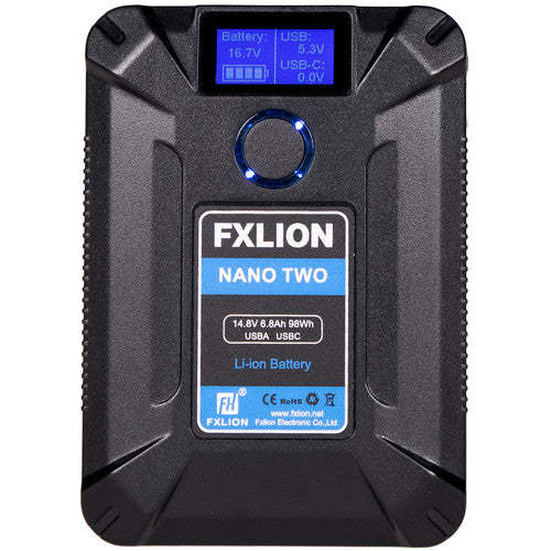 FXLion Nano TWO Ultracompact V-Mount Battery (98Wh)