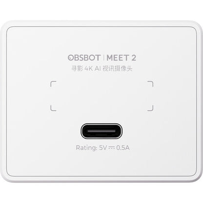 OBSBOT Meet 2 4K Webcam (Cloud White)