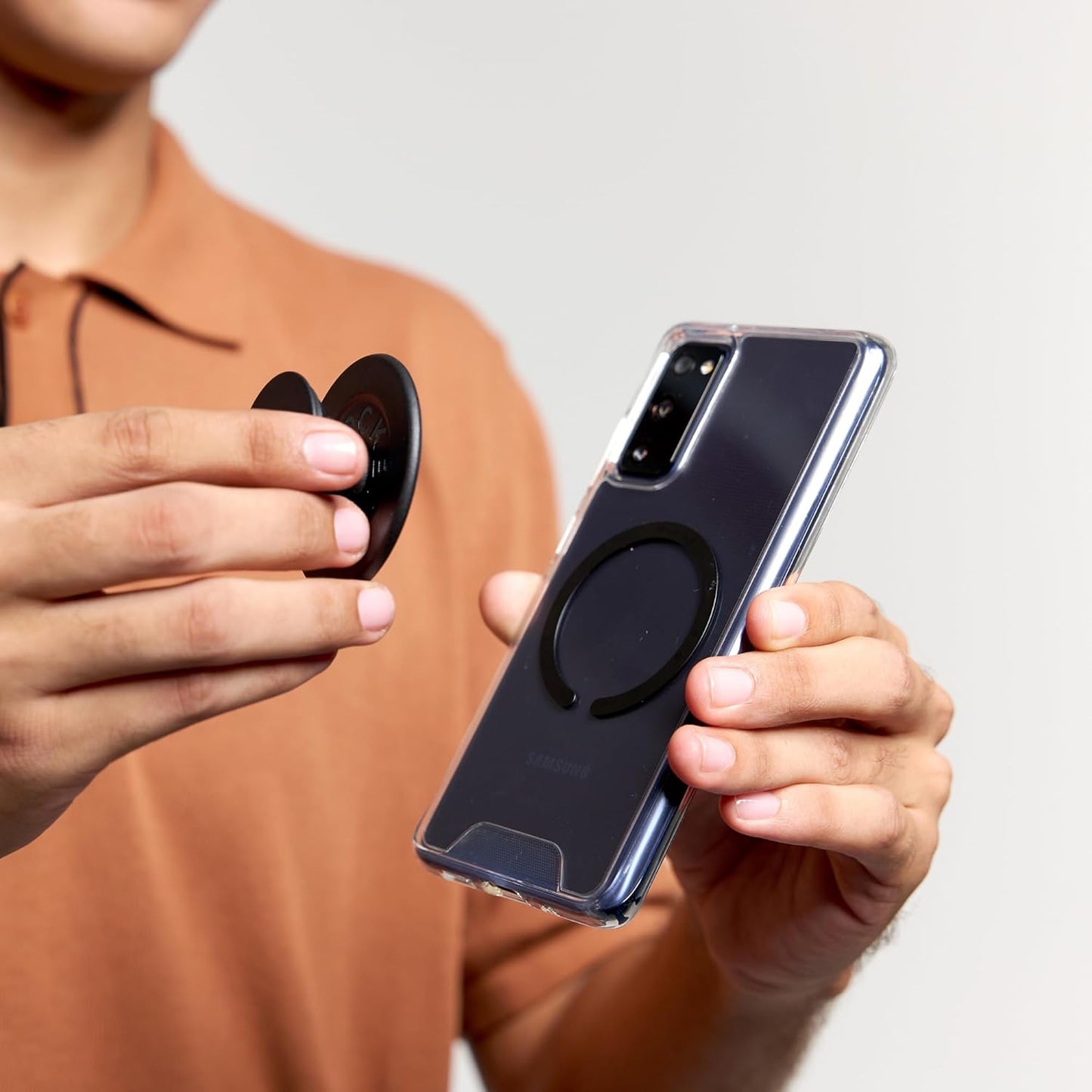 PopSockets Phone Grip with Expanding Kickstand, Black