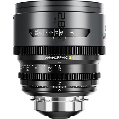 Pavo 2x anamorphic Prime 28mm T2.1-Neutral Coating- PL&EF mount- Imperial