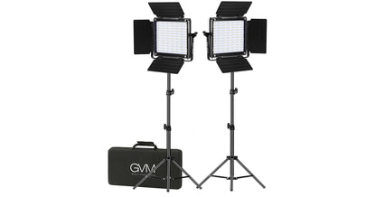 GVM 800D-RGB LED Light Panel (2-Light Kit)