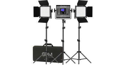 GVM 800D-RGB LED Light Panel (2-Light Kit)